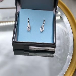 Jewelry - 14K Genuine Blue Topaz Diamond Earrings Jewelry - 14K Genuine Blue Topaz Diamond Earrings